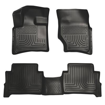 Husky Liners - Husky Liners Weatherbeater Front/Rear Floor Liners Black for Audi 96421