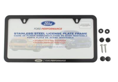 Ford Performance Parts - Ford Performance M-1828-SSB Slim License Plate Frame Black SS