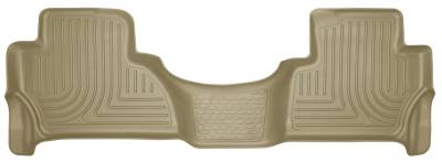 Husky Liners - Husky Liners 14113 Weatherbeater 2nd Row Floor Liners Tan for Cadillac Escalade