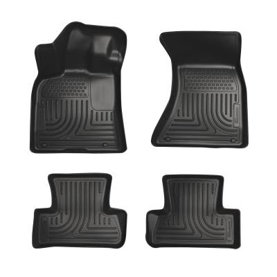 Husky Liners - Husky Liners 98821 Weatherbeater Front/Rear Floor Liners Black for Mercedes