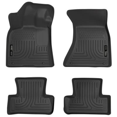 Husky Liners - Husky Liners Weatherbeater Front/Rear Floor Liners Black for Audi 96411