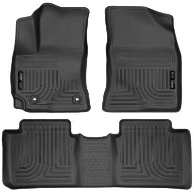 Husky Liners - Husky Liners 99521 Weatherbeater Front/Rear Floor Liners Black for Corolla