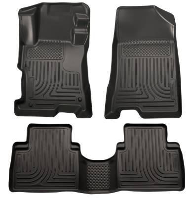 Husky Liners - Husky Liners Weatherbeater Front/Rear Floor Liners Black for Kia Sorento 99871