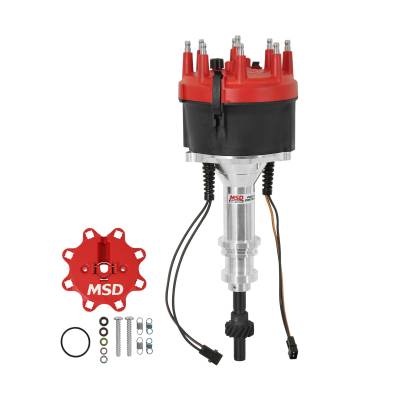 MSD - MSD Ignition 8384 Pro-Billet Dual Pickup Distributor for Ford 351W