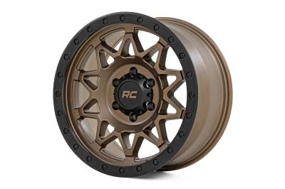 Rough Country Suspension Systems - Rough Country 78 Series Wheel 18x9 8x170 0mm Satin Bronze/Black 78180911