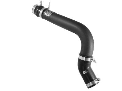aFe Power - aFe 46-20138-B 3" Aluminum Hot Charge Pipe Black for 13-18 RAM 2500/3500 6.7L
