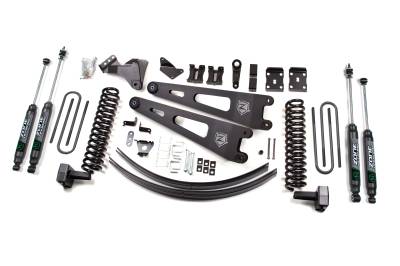 Zone Offroad - Zone Offroad ZONF32N 6" Suspension Lift Kit Shocks for 11-14 F250/F350 4WD Gas