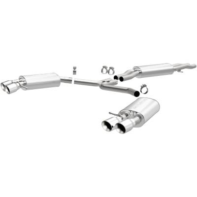 MagnaFlow Exhaust Products - MagnaFlow 15599 Touring Series Stainless Cat-Back System for 2010-16 Audi S4