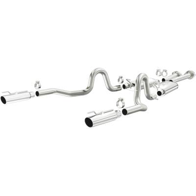 MagnaFlow Exhaust Products - MagnaFlow 15671 Street Series Stainless Cat-Back System for 1999-04 Ford Mustang
