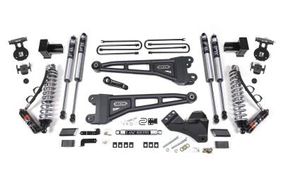 BDS Suspension - BDS Suspension BDS1575FPE 4" Radius Arm Lift Kit 3"Rear Block for 17-19 F350 4WD