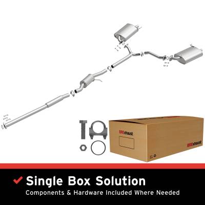 BRExhaust - BRExhaust 106-0323 Direct-Fit Exhaust System Replacement Kit