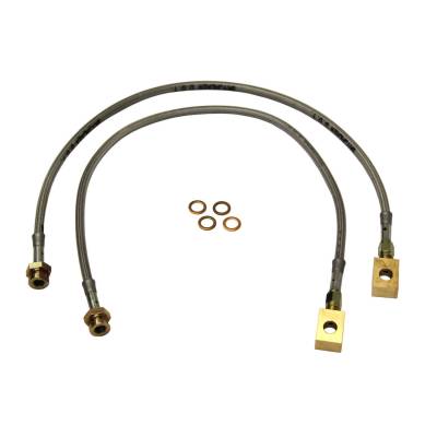Skyjacker - Skyjacker FBL17 SS 3-4" Lift Front Brake Line Pair for 79-91 Chevy Blazer 4WD