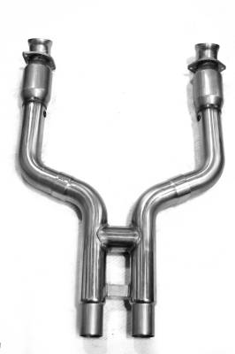 Kooks Custom Headers - Kooks Custom Headers 11413500 Catted H-Pipe for 11-14 Mustang