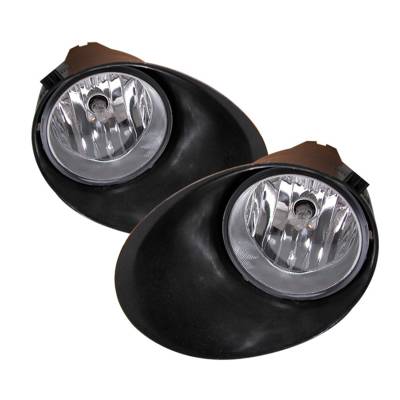 Spyder Auto - Spyder Auto 5020802 Black/Clear Fog Lights for 07-13 Toyota Tundra