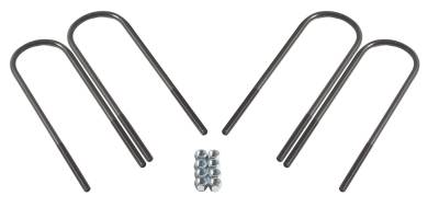Skyjacker - Skyjacker U9B5R U-Bolt Kit Square 5/8x3x17.5 w/Nuts 4Pc