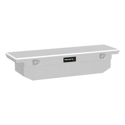 TrailFX - TrailFX 120701 Crossover Low Profile 69" Bright Polished Alu Tool Box Single Lid