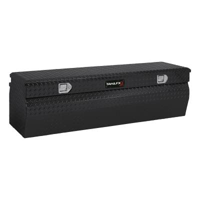 TrailFX - TrailFX 150482 Chest Tool Box 47x19.88x17.13" Gloss Black Aluminum 9.6 Cu Ft