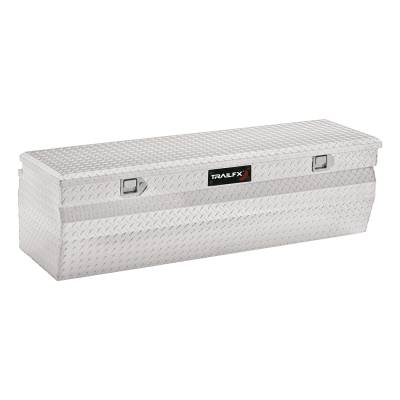 TrailFX - TrailFX 150401 Chest Tool Box 42x19.88x17.13" Polished Aluminum 8.4 Cu Ft