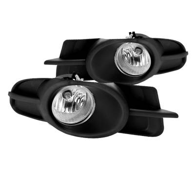 Spyder Auto - Spyder Auto 5038494 Black/Clear Fog Lights