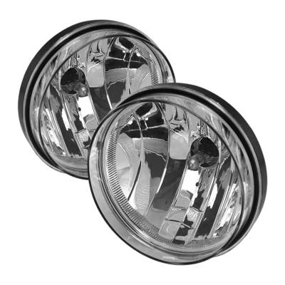 Spyder Auto - Spyder Auto 5043252 Halogen Black/Clear Fog Lights for 07-13 GMC Sierra