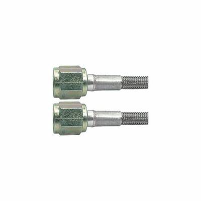 Allstar Performance - Allstar Performance ALL46310-24 24" #3 Braided Line -4 Straight/-4 Straight