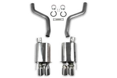 Hooker BlackHeart - Hooker Blackheart 70401329-RHKR 3.0" Axle-Back Exhaust System for 06-13 Corvette
