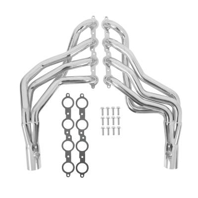 Hooker BlackHeart - Hooker BlackHeart 70101503-1HKR LS Swap Long Tube Headers Ceramic Coated