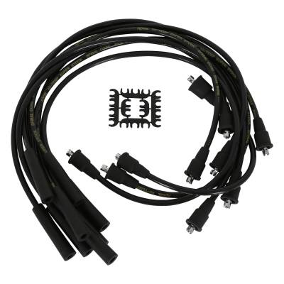 ACCEL - ACCEL 5047K Custom Super Stock Spark Plug Wire Set 8mm Black