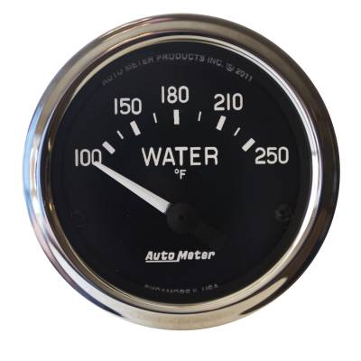 AutoMeter - AutoMeter 201015 Cobra Air Core Water Temperature Gauge 100-250 °F 2-1/16"