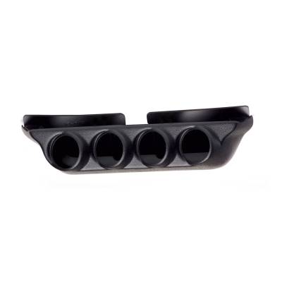 AutoMeter - AutoMeter 18018 Black Quad Overhead Console Pod Mount 2-1/16"