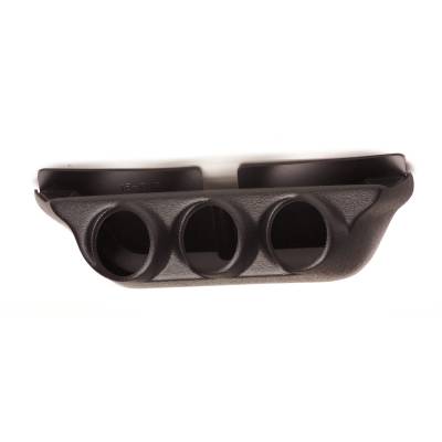 AutoMeter - AutoMeter 18023 Triple Overhead Console Black 2-1/16" for 99-07 Silverado/Sierra