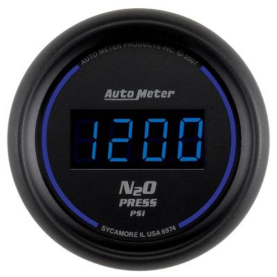 AutoMeter - AutoMeter 6974 Cobalt Digital Nitrous Pressure Gauge 0-1600PSI 2-1/16"