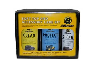 Bestop - Bestop 11205-00 Vinyl Window Cleaner & Protectant Pack All Together In One Kit