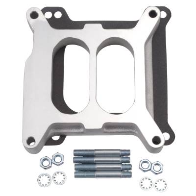Edelbrock - Edelbrock 8714 Carburetor Spacer Divided Center 1" Thick for 2-Plane Manifolds
