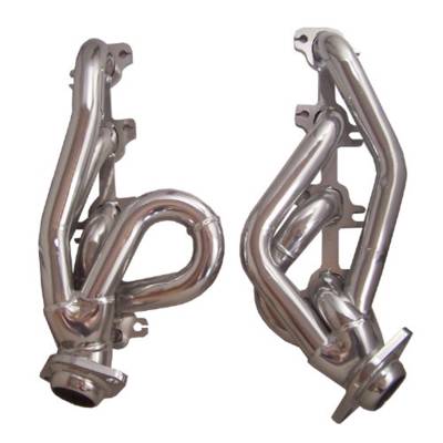 Gibson Performance Exhaust - Gibson Performance GP307S-C 1.5" Shorty Exhaust Ceramic Headers for 00-03 Dakota