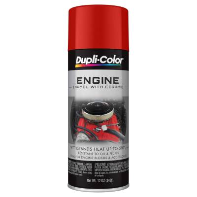 Duplicolor Paint - Dupli-Color DE1632 Engine Paint w/Ceramic Chrysler Industrial Red 12oz Aerosol