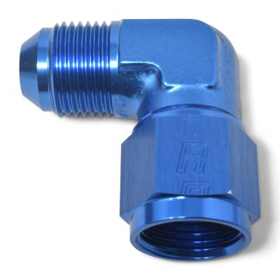 Russell - Russell 614808 Specialty AN Adapter Fitting 90-DEG Female AN Swivel To Male AN