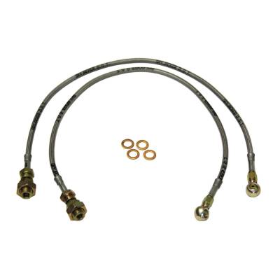 Skyjacker - Skyjacker FBL26 SS 3-4" Lift Front Brake Line Pair for 70-78 Pickup 4WD