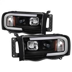 Spyder Auto - Spyder Auto 5084606 Black Light Bar Projector Headlights for 02-05 RAM Trucks