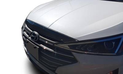 Auto Ventshade AVS - Auto VentShade 320088 Aeroskin Smoke Hood Protector for 19-20 Elantra