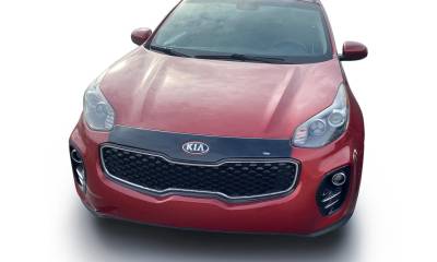 Auto Ventshade AVS - Auto VentShade 320086 Aeroskin Smoke Hood Protector for 17-19 Sportage