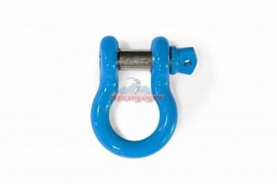 Steinjager - Steinjager J0045652 3/4" D-Ring Shackle 4.75 Ton PB Blue Each for Jeep JK