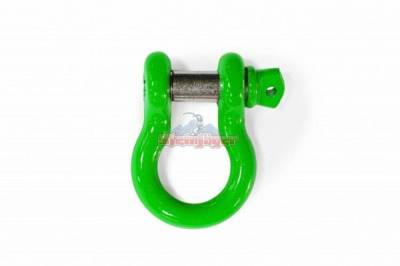Steinjager - Steinjager 3/4" D-Ring Shackle 4.75 Ton-Neon Green EACH for Jeep JK J0045654