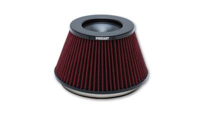 Vibrant Performance - Vibrant 10960 Classic Performance Air Filter 6" Inlet ID 3-5/8" Filter Height