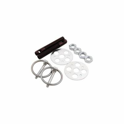 Allstar Performance - Allstar Performance ALL18473 Lightweight Aluminum Hood Pin Kit 3/8" Black