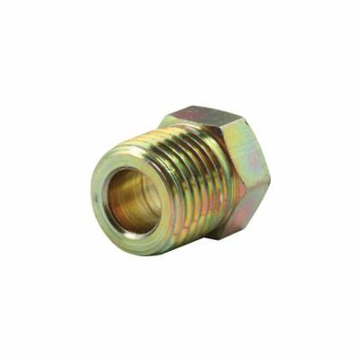 Allstar Performance - Allstar Performance ALL50118 Inverted Flare Nuts 1/2"-20 Gold for 1/4" Line