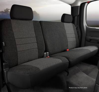 FIA - FIA OE32-38 CHARC Tweed Custom Fit Charcoal Rear Seat Cover for 2015 Ford F150