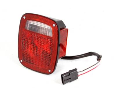 Omix - Omix 12403.12 Right Hand Taillight w/Black Housing