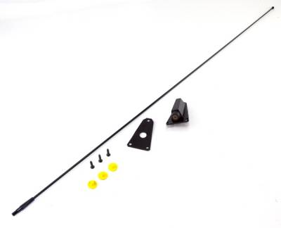 Omix - Omix 17214.02 Black Antenna Kit for Jeep CJ & Wrangler