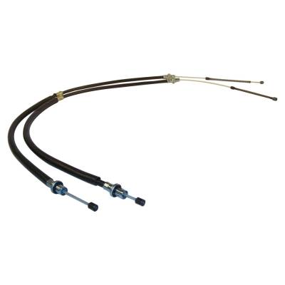 Crown Automotive Jeep Replacement - Crown Automotive 4762464 Parking Brake Cable Package for Jeep Cherokee XJ